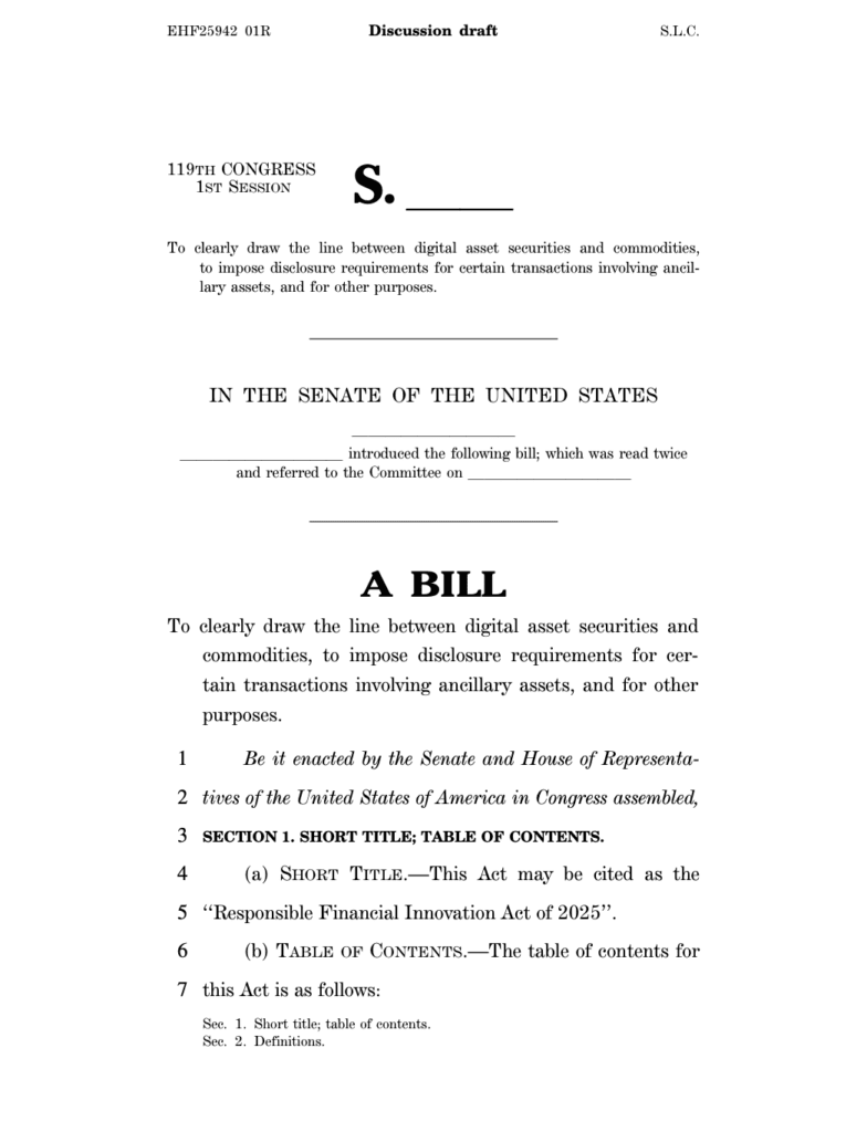 New CLARITY Act Draft Could Shield Bitcoin and Crypto Developers From Past Liability 1