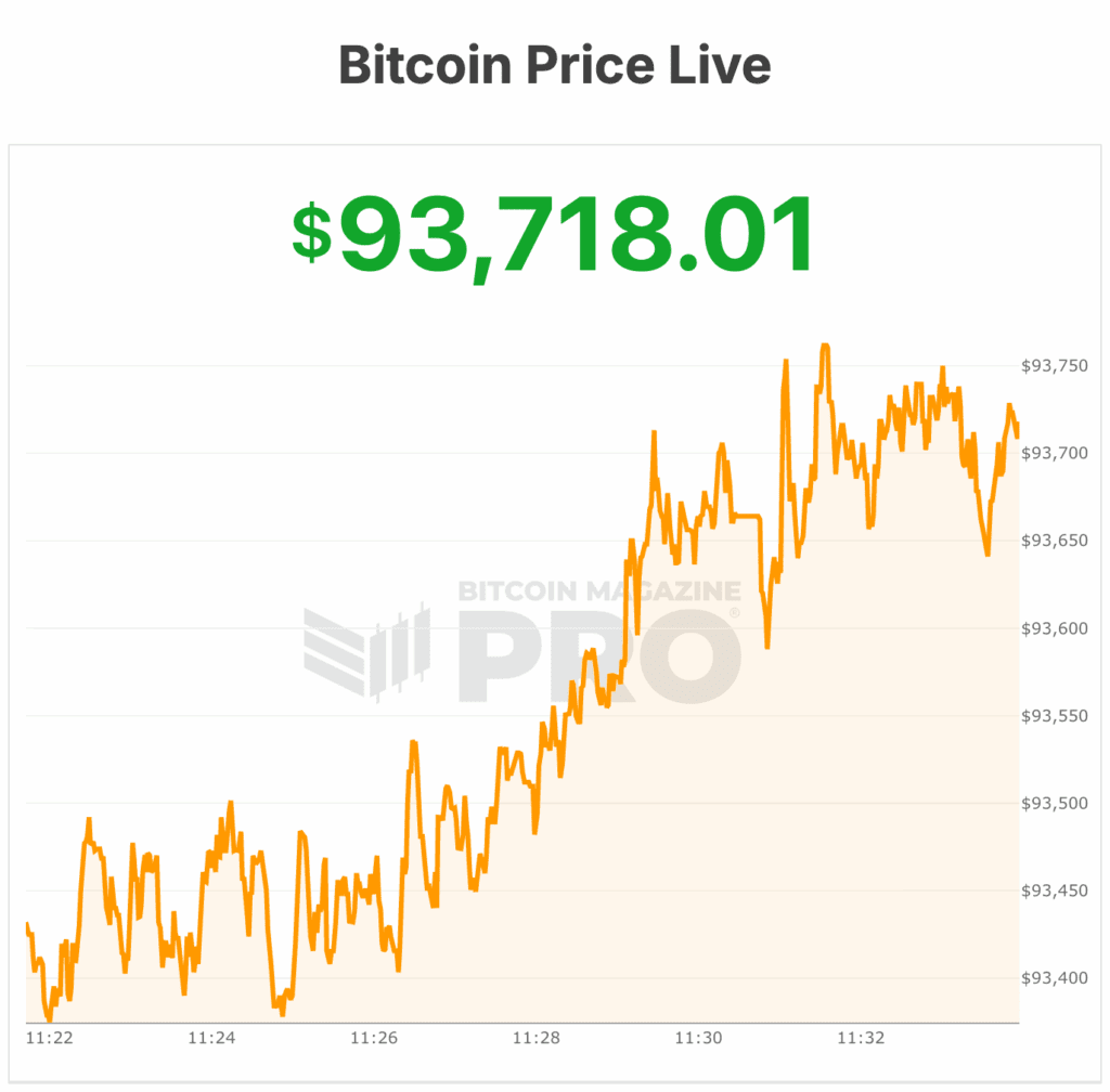 Bitcoin Price Surges Near $94,000 After Crash Below $90,000