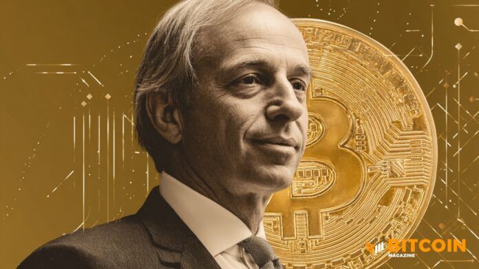 Ray Dalio 重申對 Bitcoin 的懷疑態度,表示他仍只持有 1% 的配置