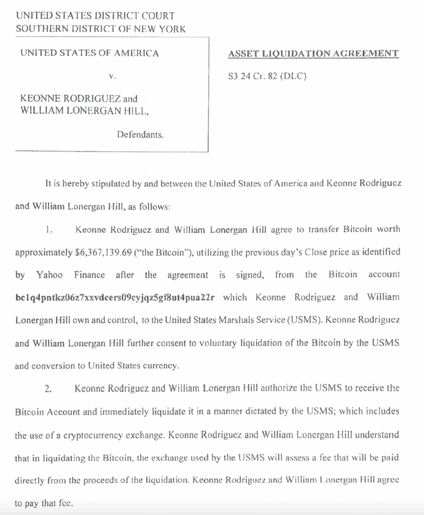 Did DOJ Prosecutors Violate Trump’s Executive Order by Selling the Forfeited Samourai Wallet Bitcoin? 1